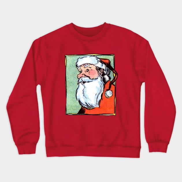 Santa Storybook Crewneck Sweatshirt by GloopTrekker